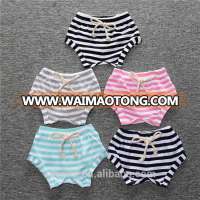 Custom striped printed cotton baby boxer briefs underwear baby shorts